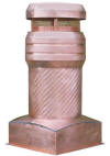 Custom Copper Chimney Pot